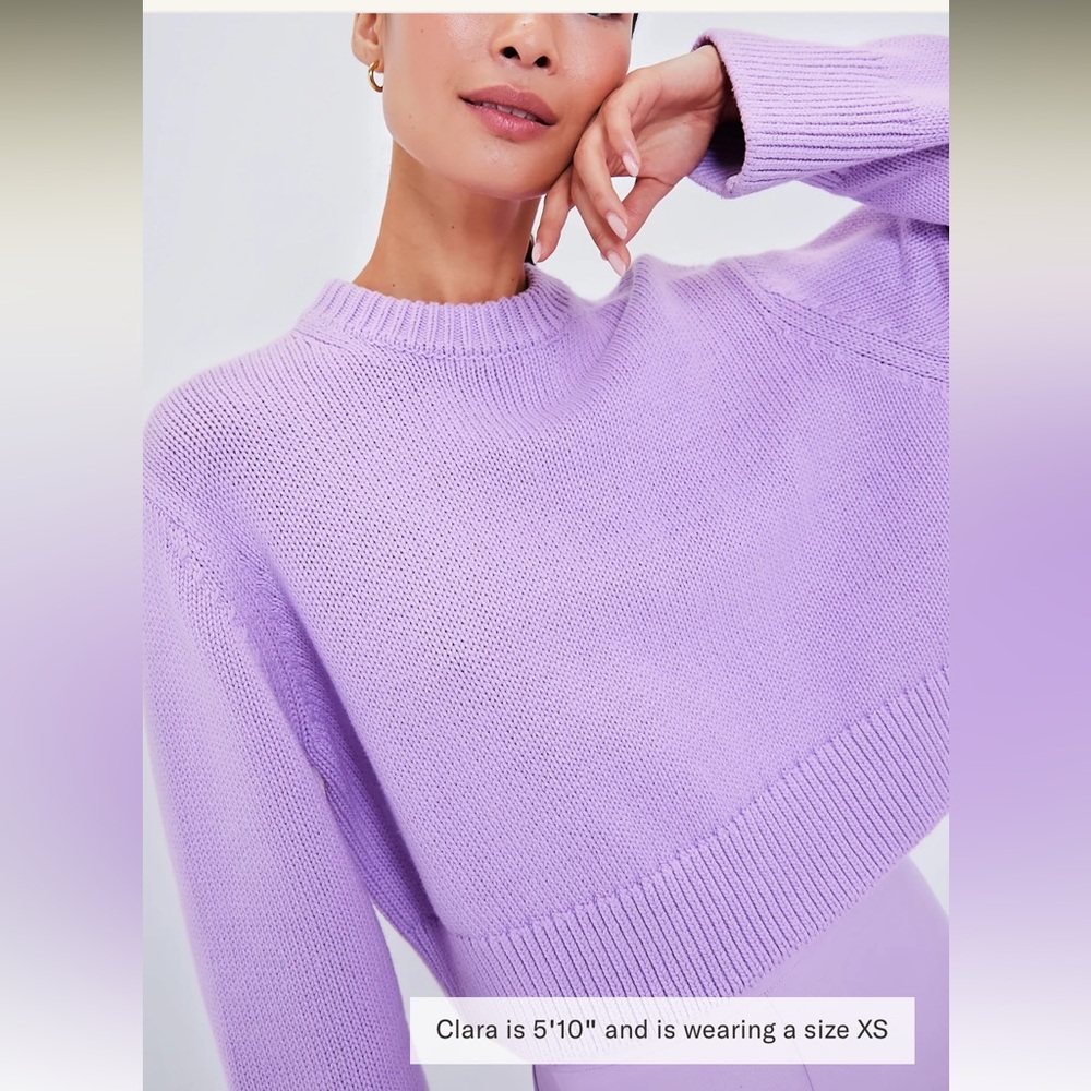 Tuckernuck Lavender Crew Neck Sweater